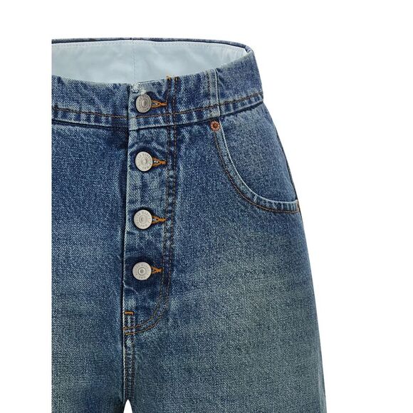 Mm6 Maison Margiela Women's Straight Leg Jeans - Picture 3 of 4